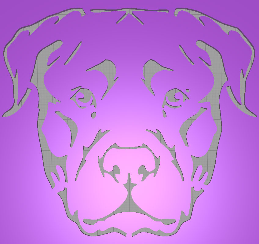 Rottweiler Stencil