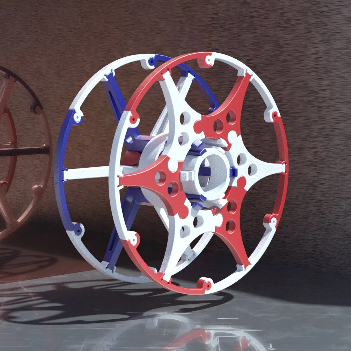 Carretel Modular Ecológico.  Ecological Modular Reel