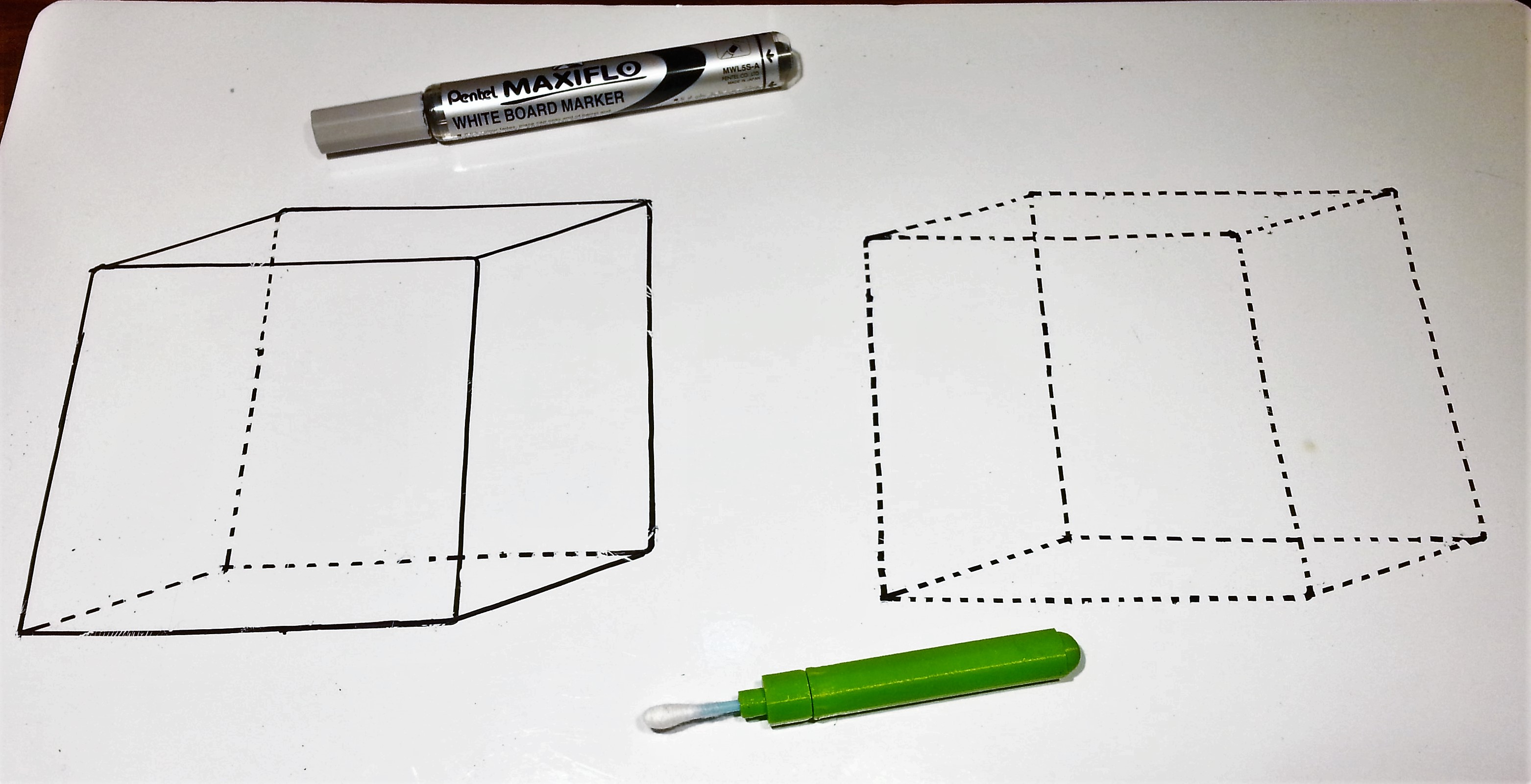 OMT² - Hex Whiteboard Precision Eraser (or a tiny brush)