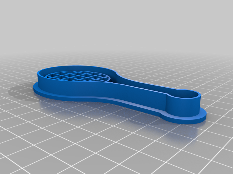 TENNIS RACKET COOKIE CUTTER