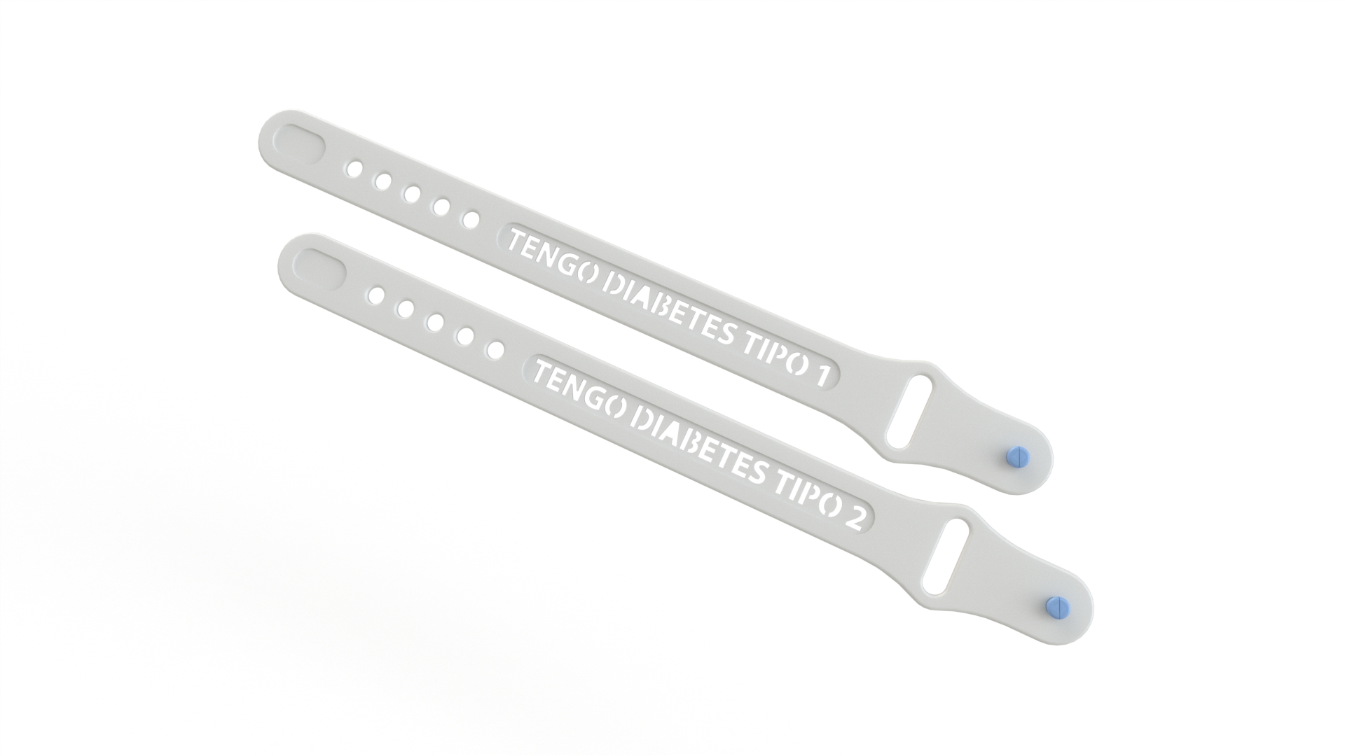 Identificador Universal de pulsera para personas con diabetes del tipo 1 & 2 Version Español