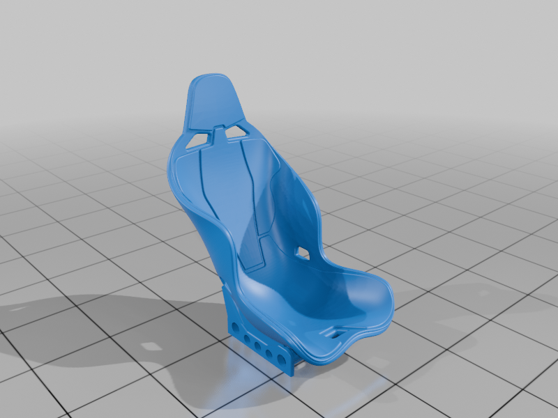 1/24th scale racing seat