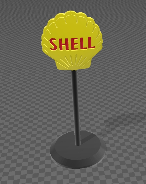 Gas Station Sign 22