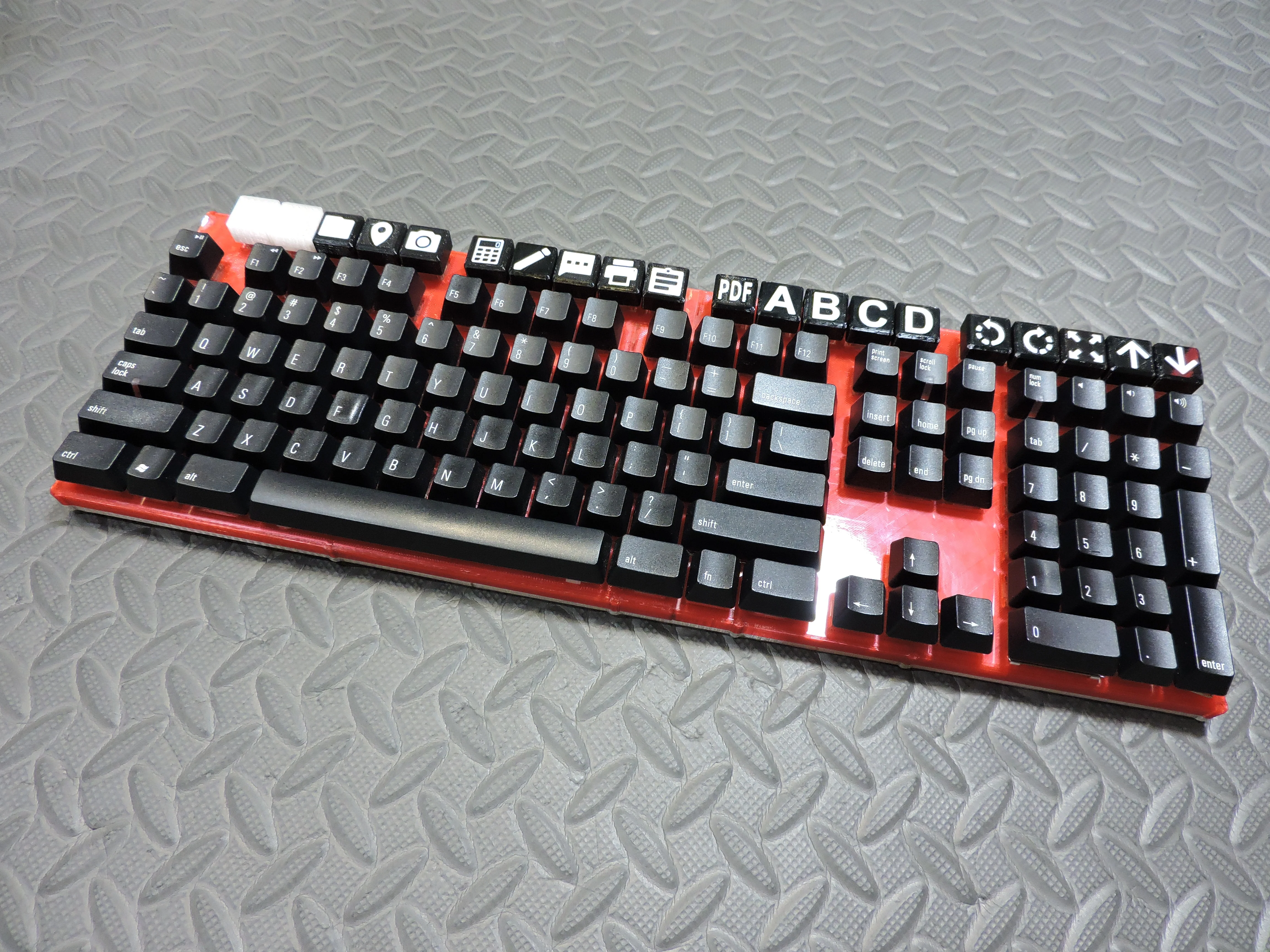Mechanical ALPS Keyboard With 20 Macro Keys