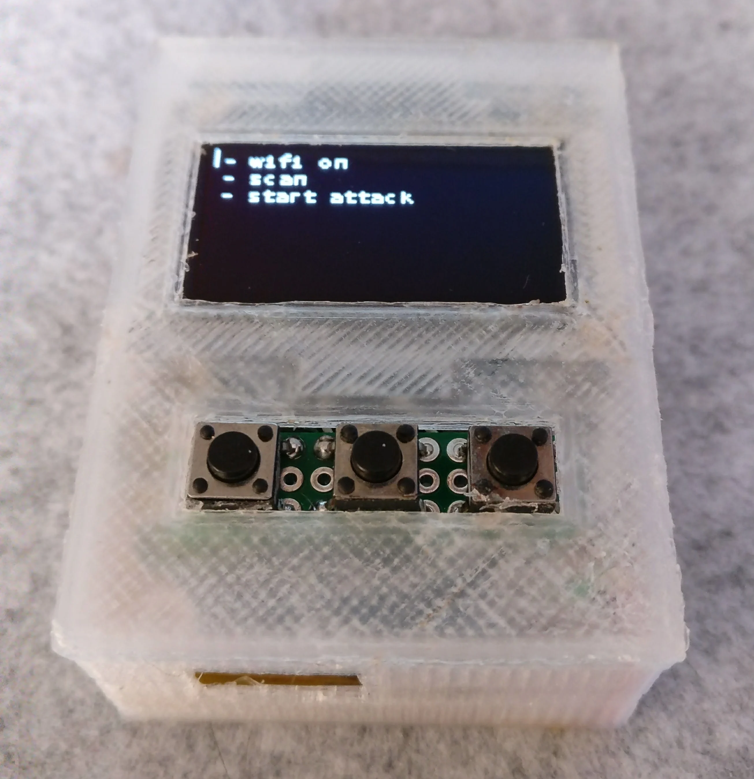 1.3inch portable Esp8266 Deauther