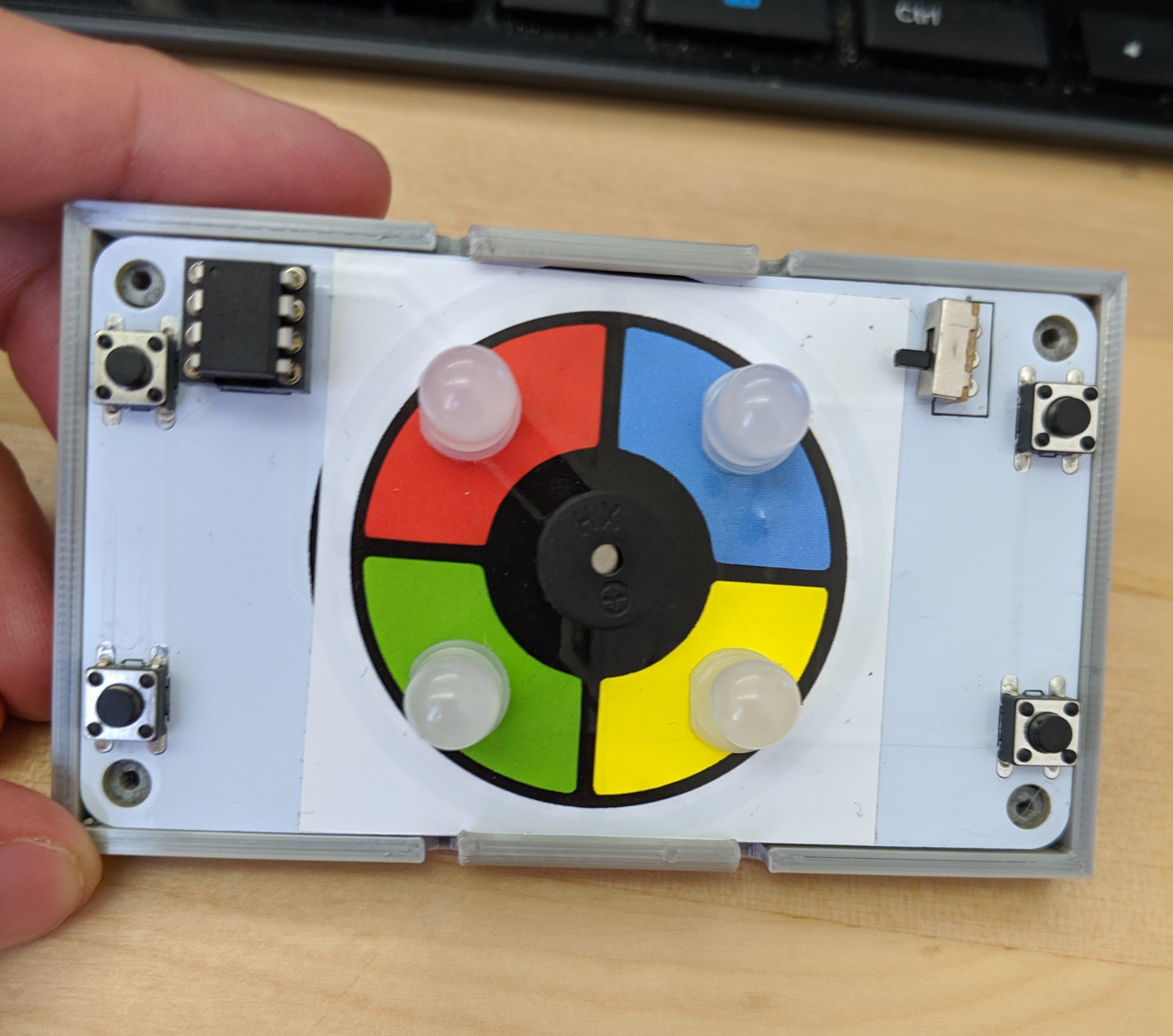 HackerBoxes #0044 Simon Badge Case