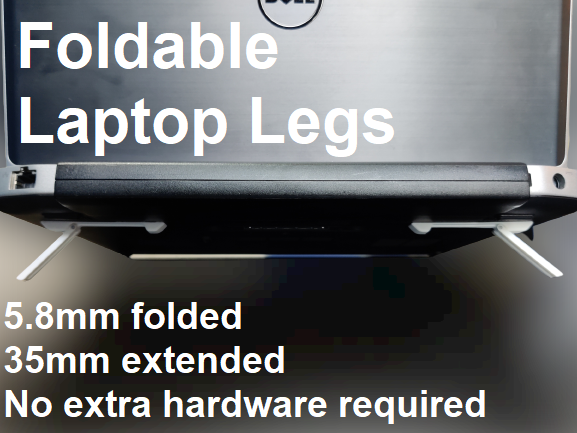 Universal Low-Profile Foldable Laptop Riser