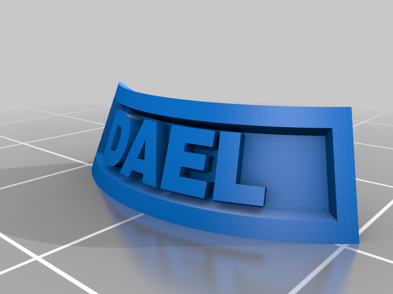 Van Saar - Name and vision angle plates / tags