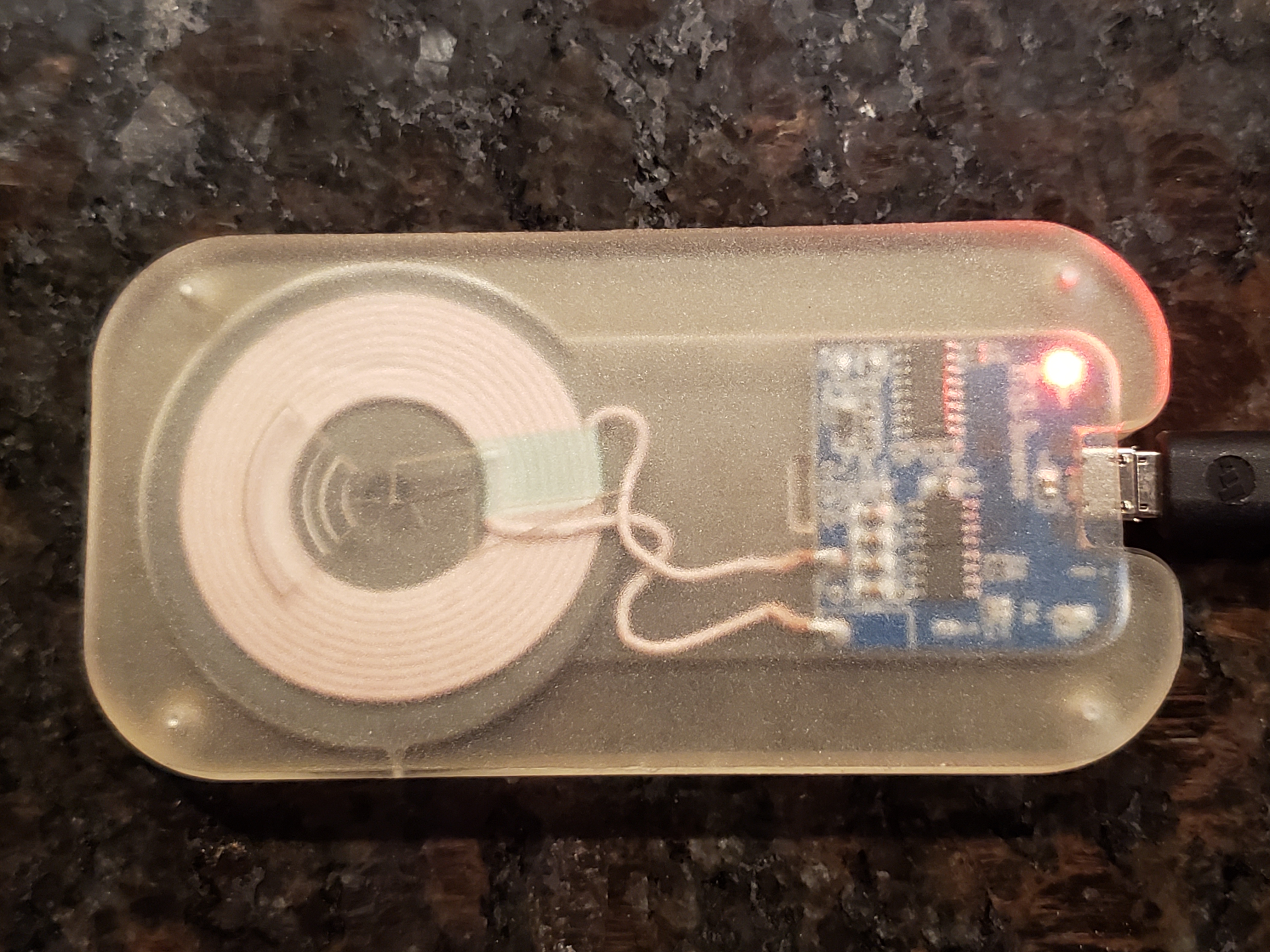 Compact Wireless Qi Charger Housing