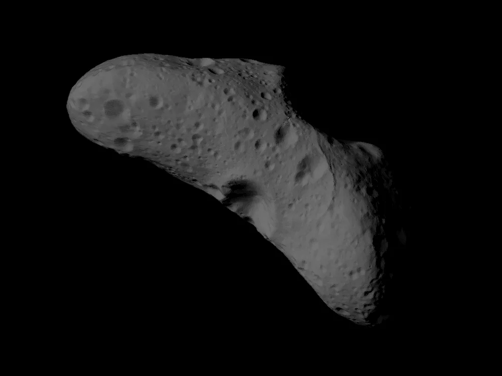 433 Eros scaled one in 500 thousand