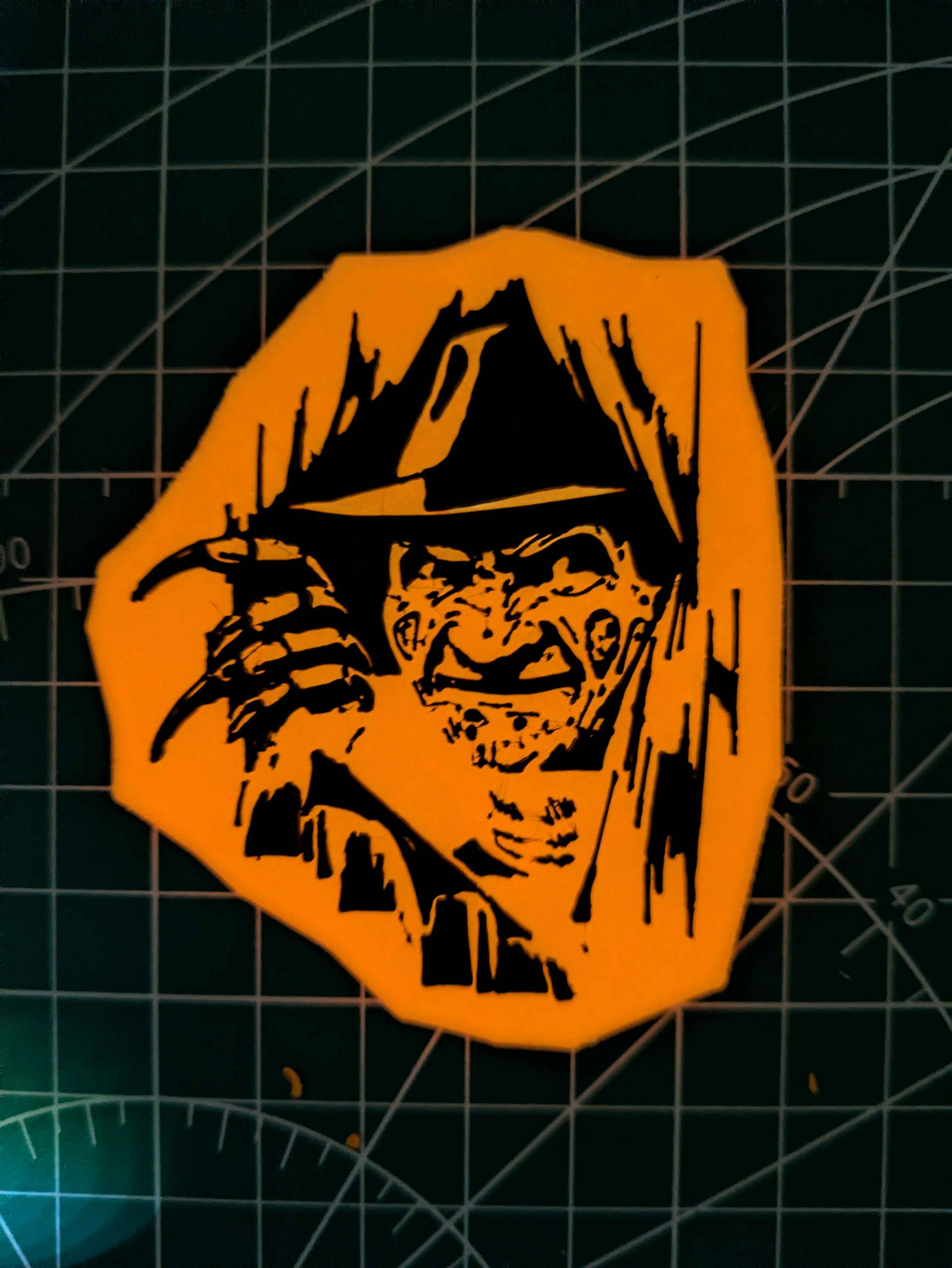 Freddy Krueger Portrait Fridge Magnet
