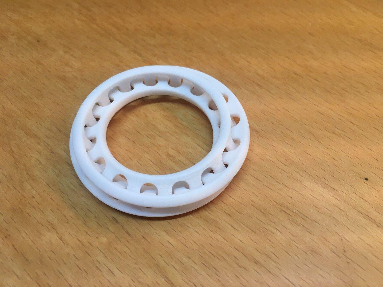 Two turn interlocking möbius strip