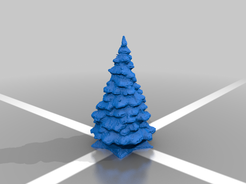 Christmas Tree Statue 3D Scan