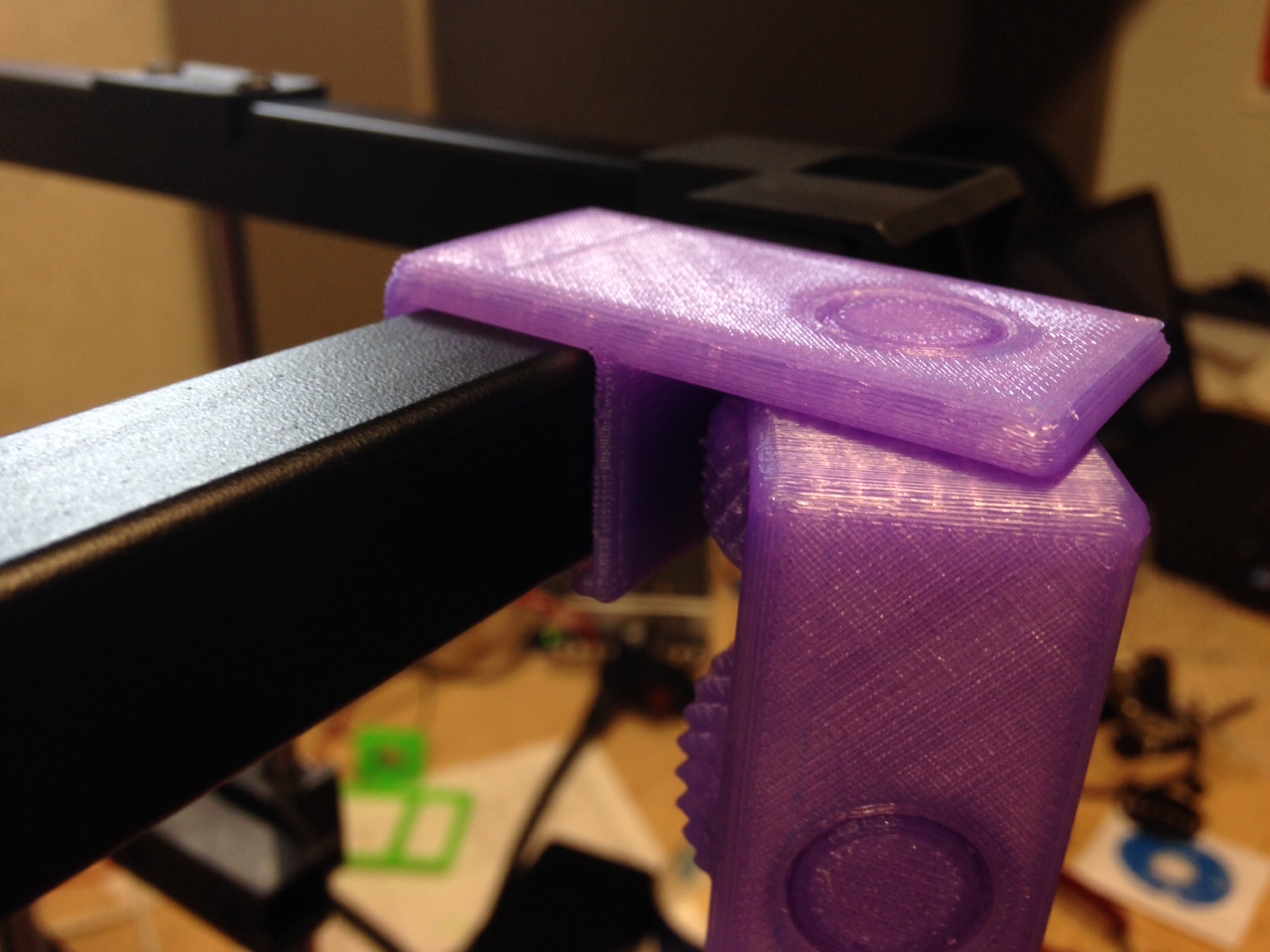 Rigidbot Frame Mount for B+ Pi Cam Timelapse Harness