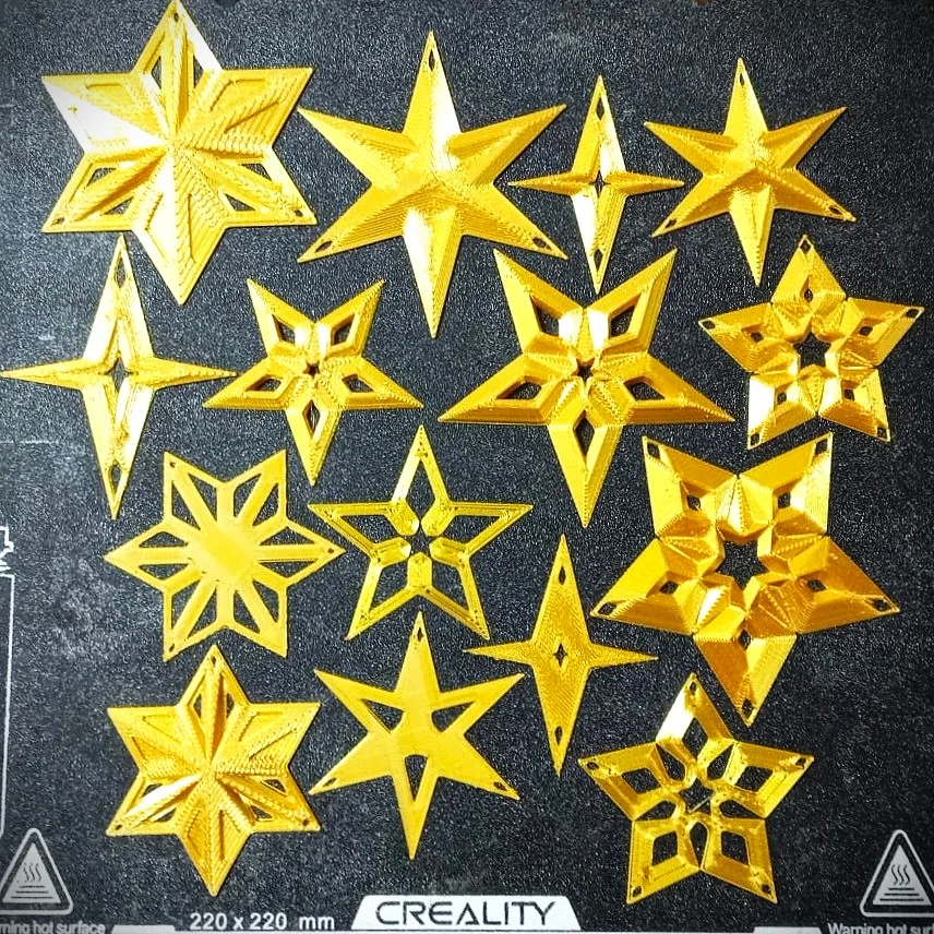 Stars Ornaments — Single Piece