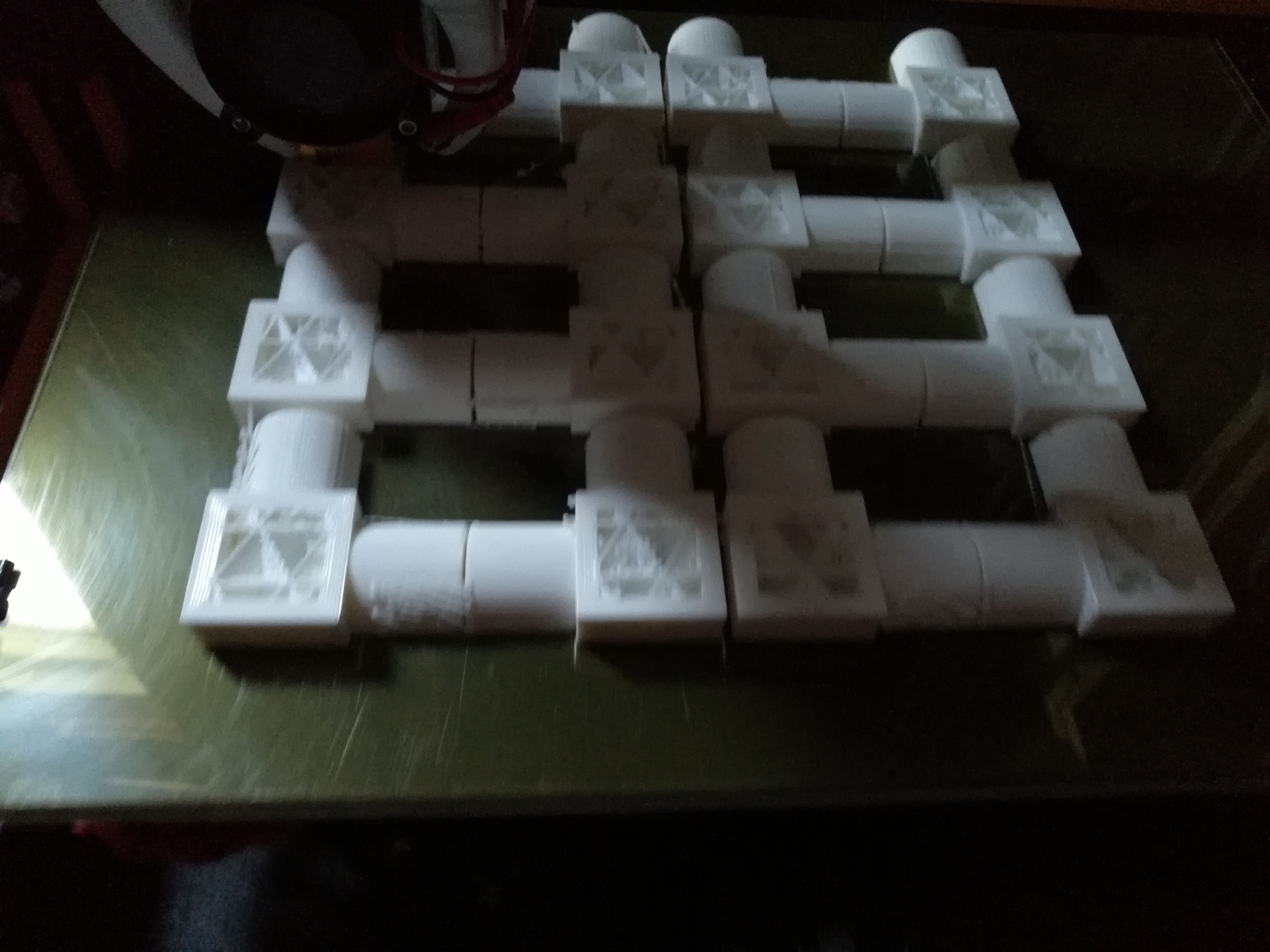 3/4" pvc 3way corner