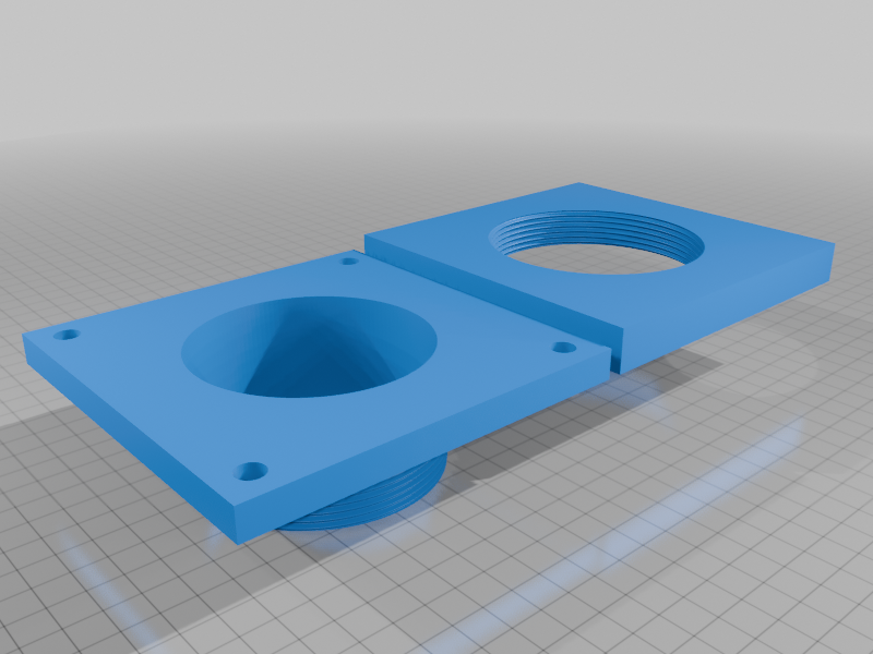 75mm Vent Mount for 3D printer Enclosure