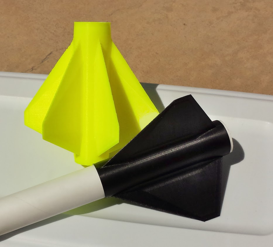 Model Rocket Fin Can - Trapezoidal Fins - Configurable