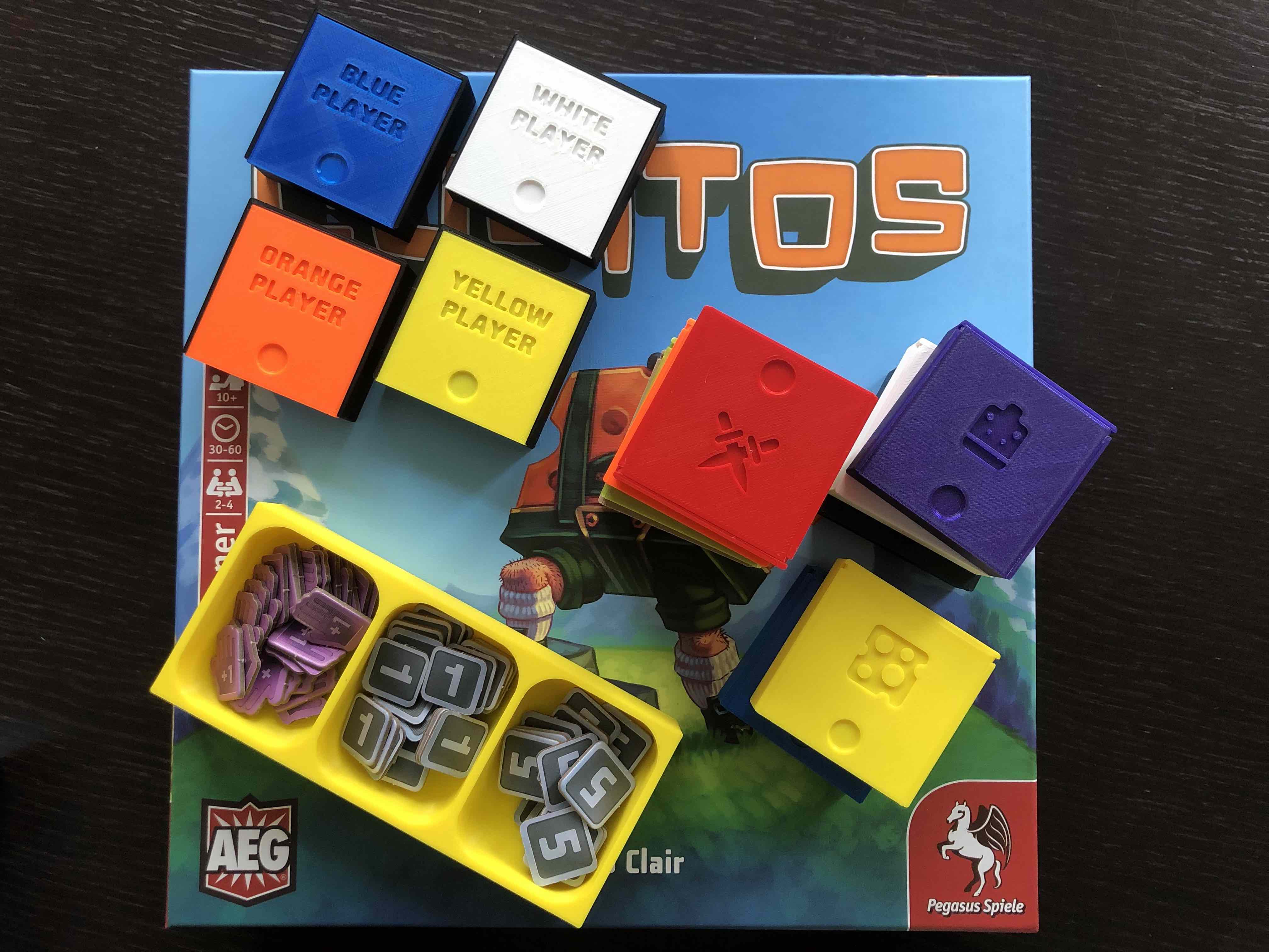 Cubitos Boardgame Organizer/ Brettspiel Insert