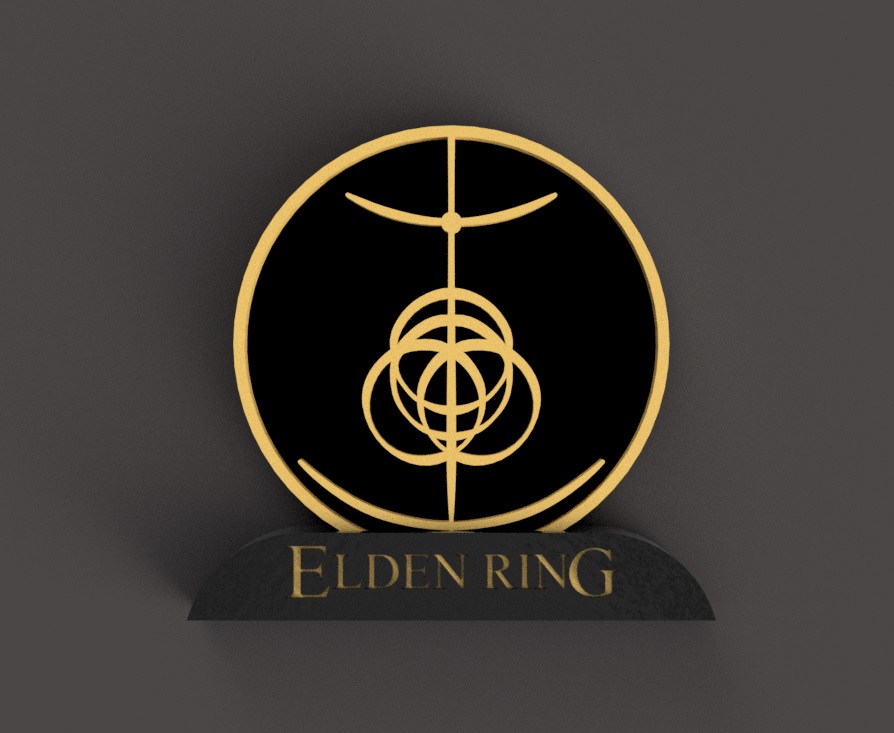 Elden Ring Medallion With Stand
