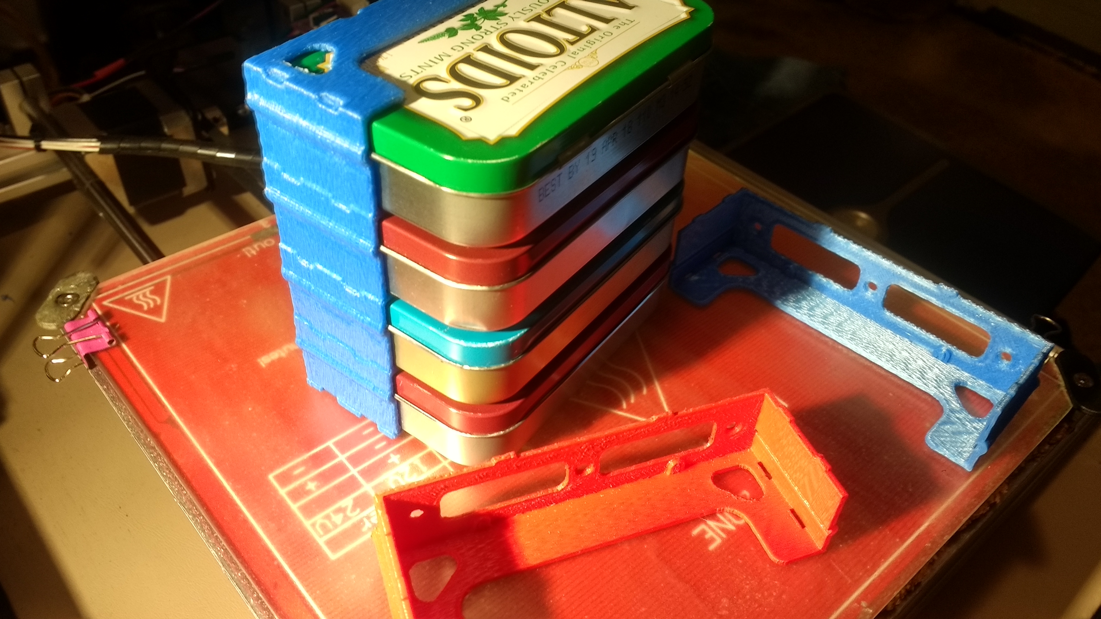 Merged Modular Altoids Tin Storage Rack