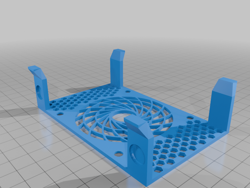 Heater fan mount / Heizkörper-Lüfterhalterung