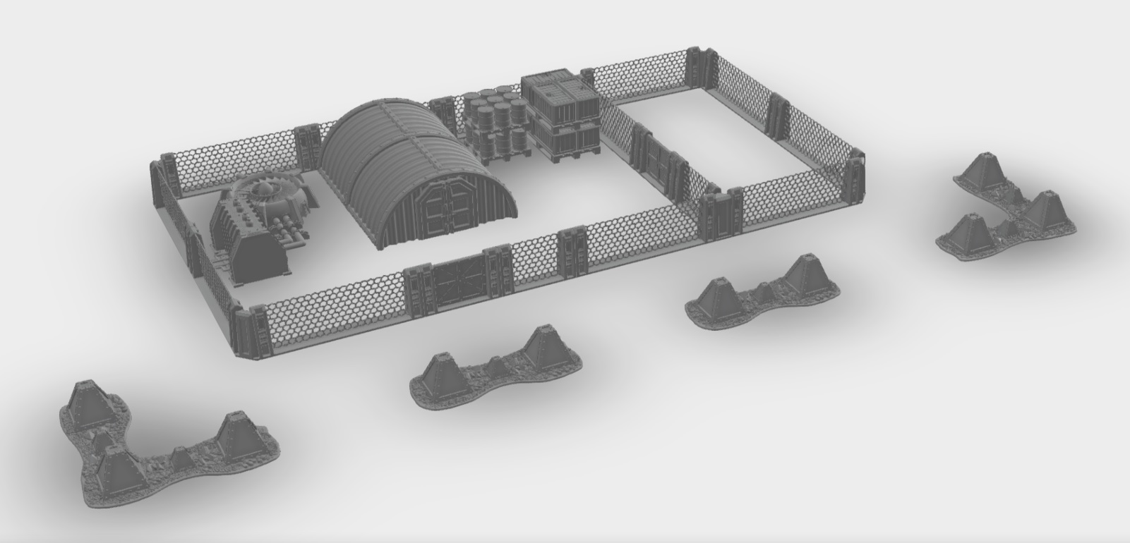 Wargaming (28mm) - Terrain - Fence