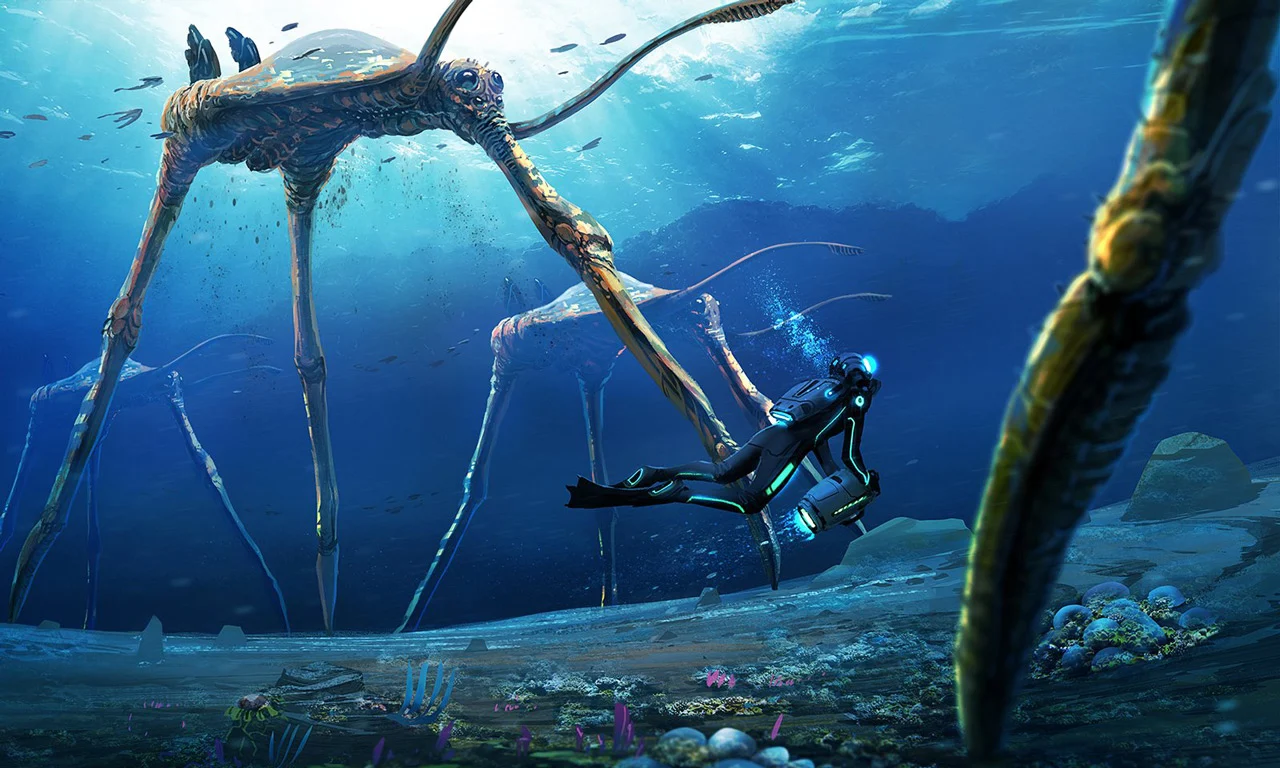 SeaTreader from subnautica
