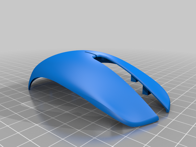 Razer Orochi v2 replacement top shell STL, STEP, F3D