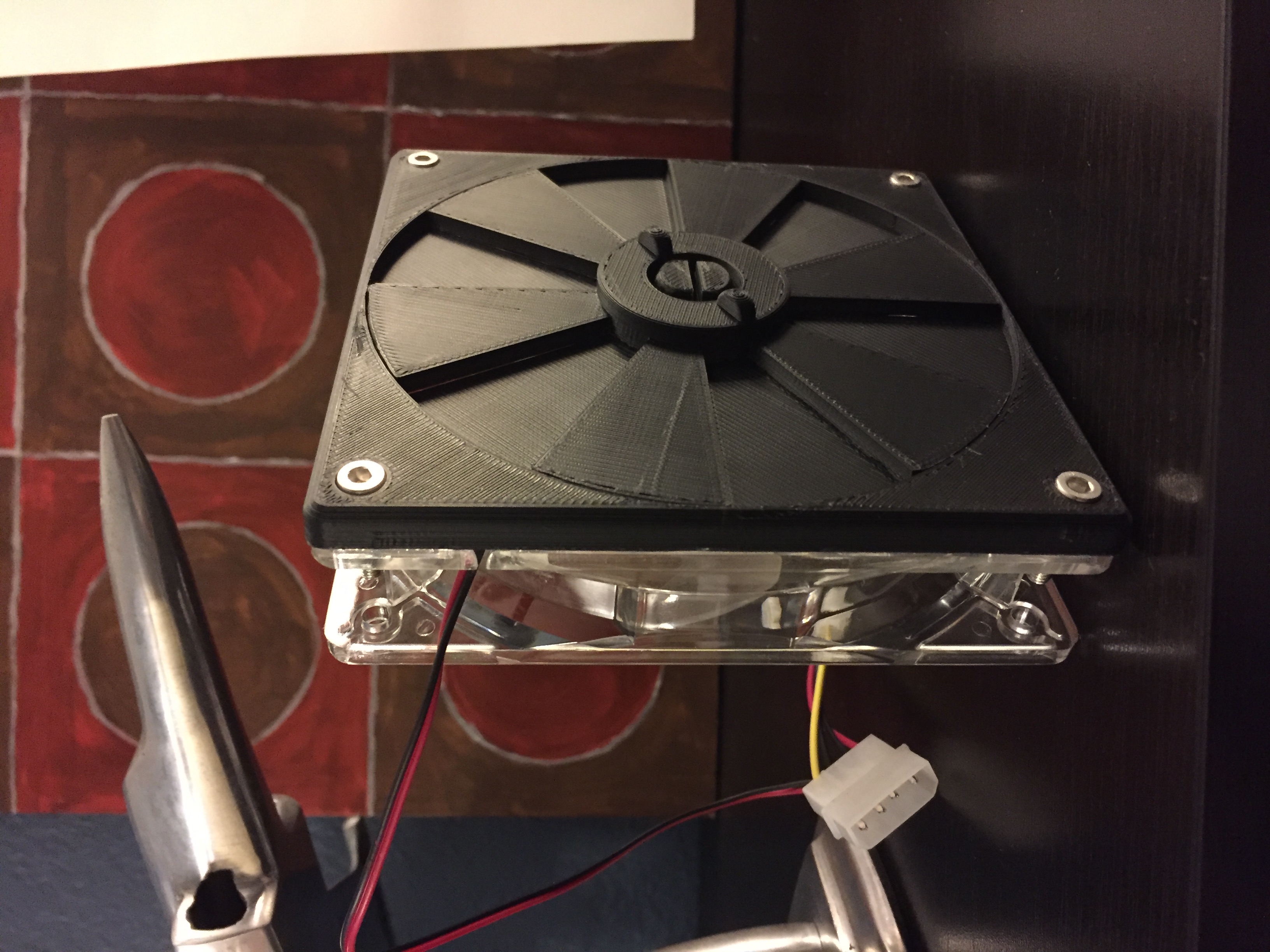 3D PRINTER ENCLOSURE 120MM FAN VENT