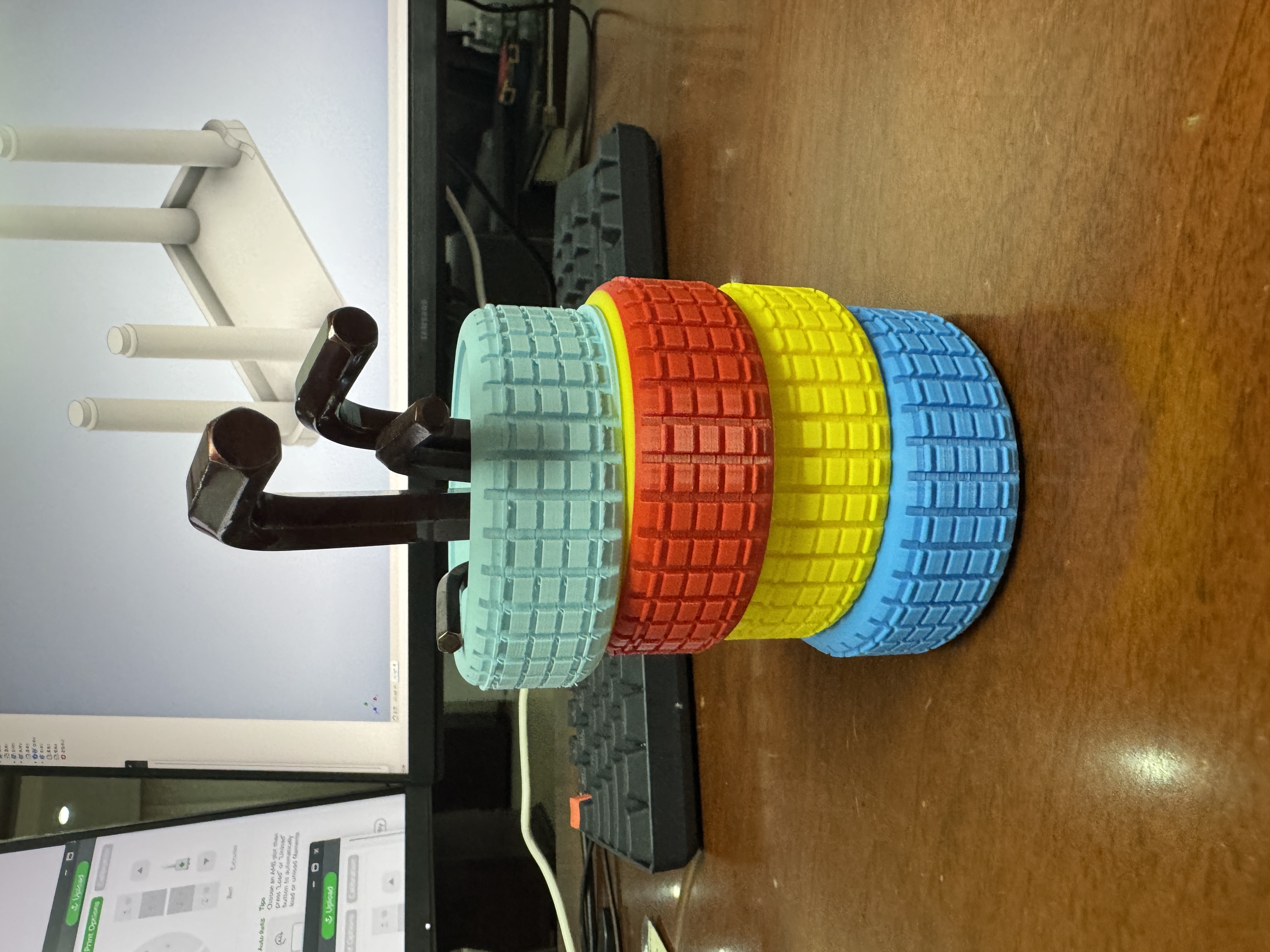 Stacked Wheel Organizer