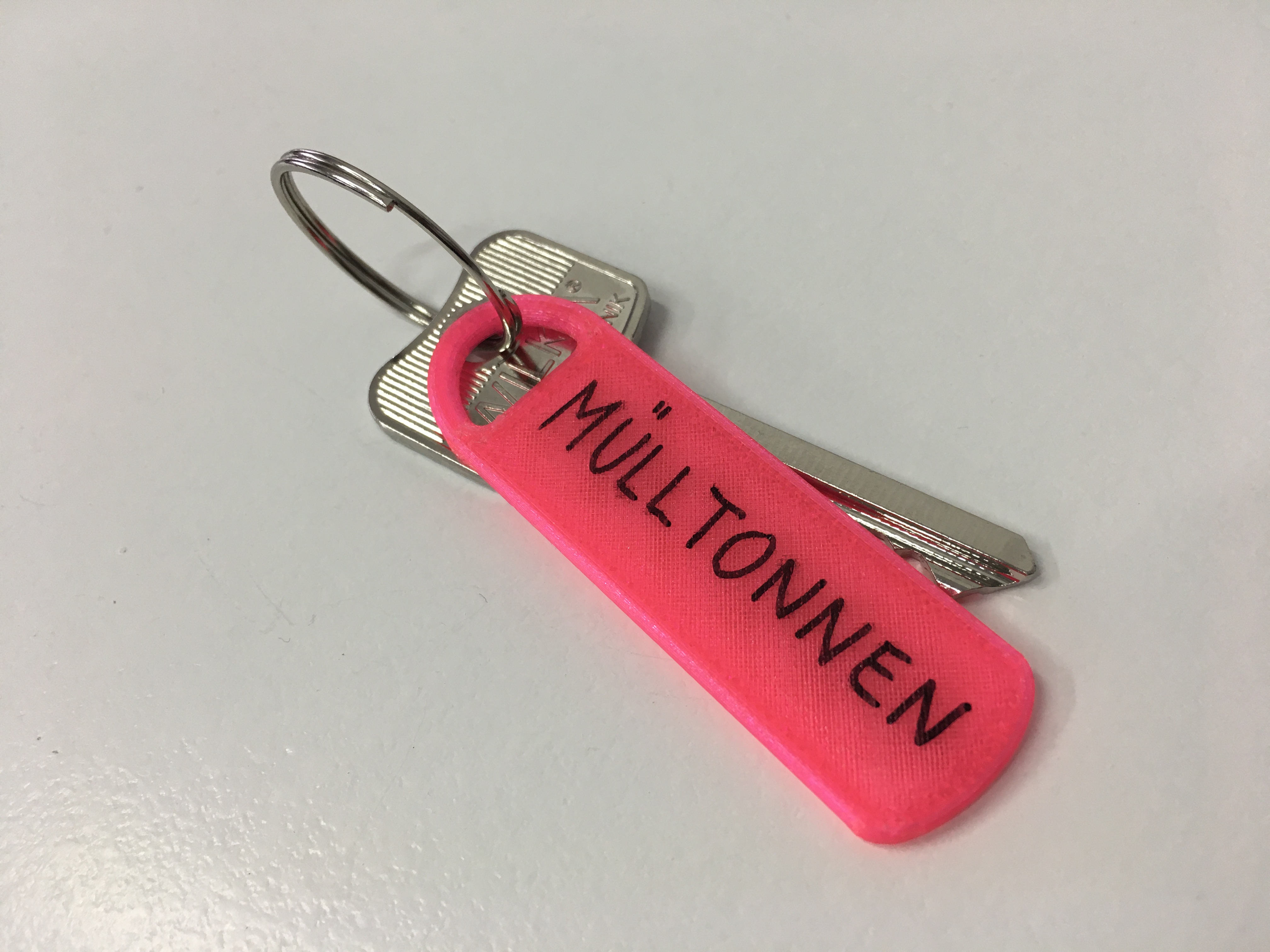 Keychain for labelling