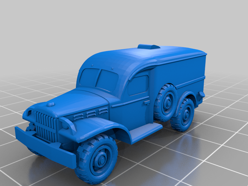 WC54 Ambulance easy print