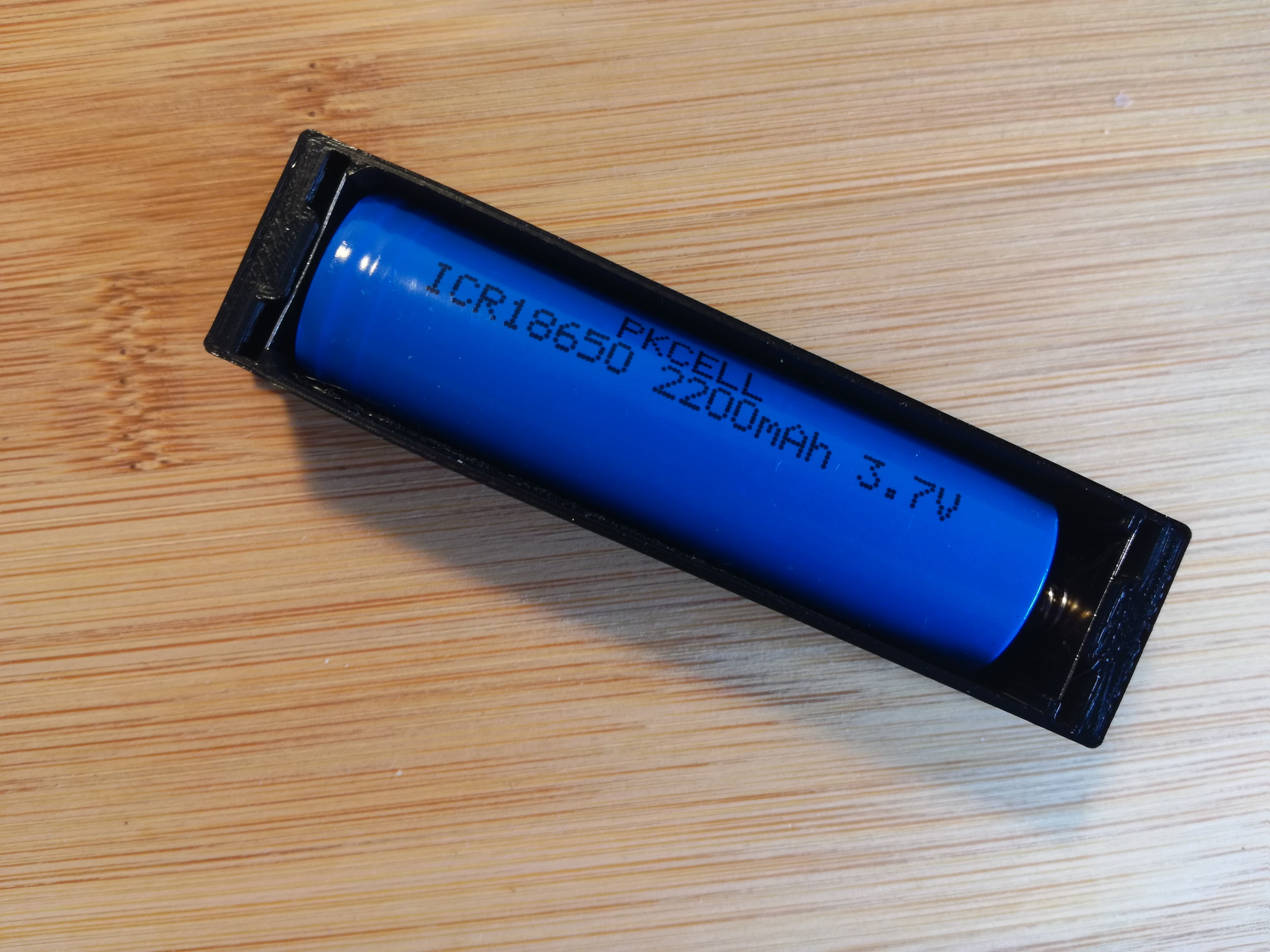18650 Battery Holder with spring contacts