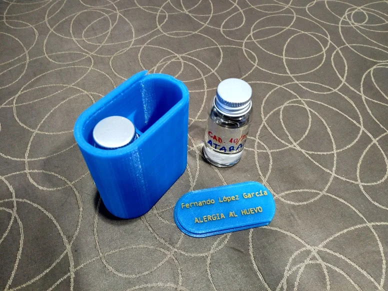 Allergy medicine dose container - Caja medicamentos alergias