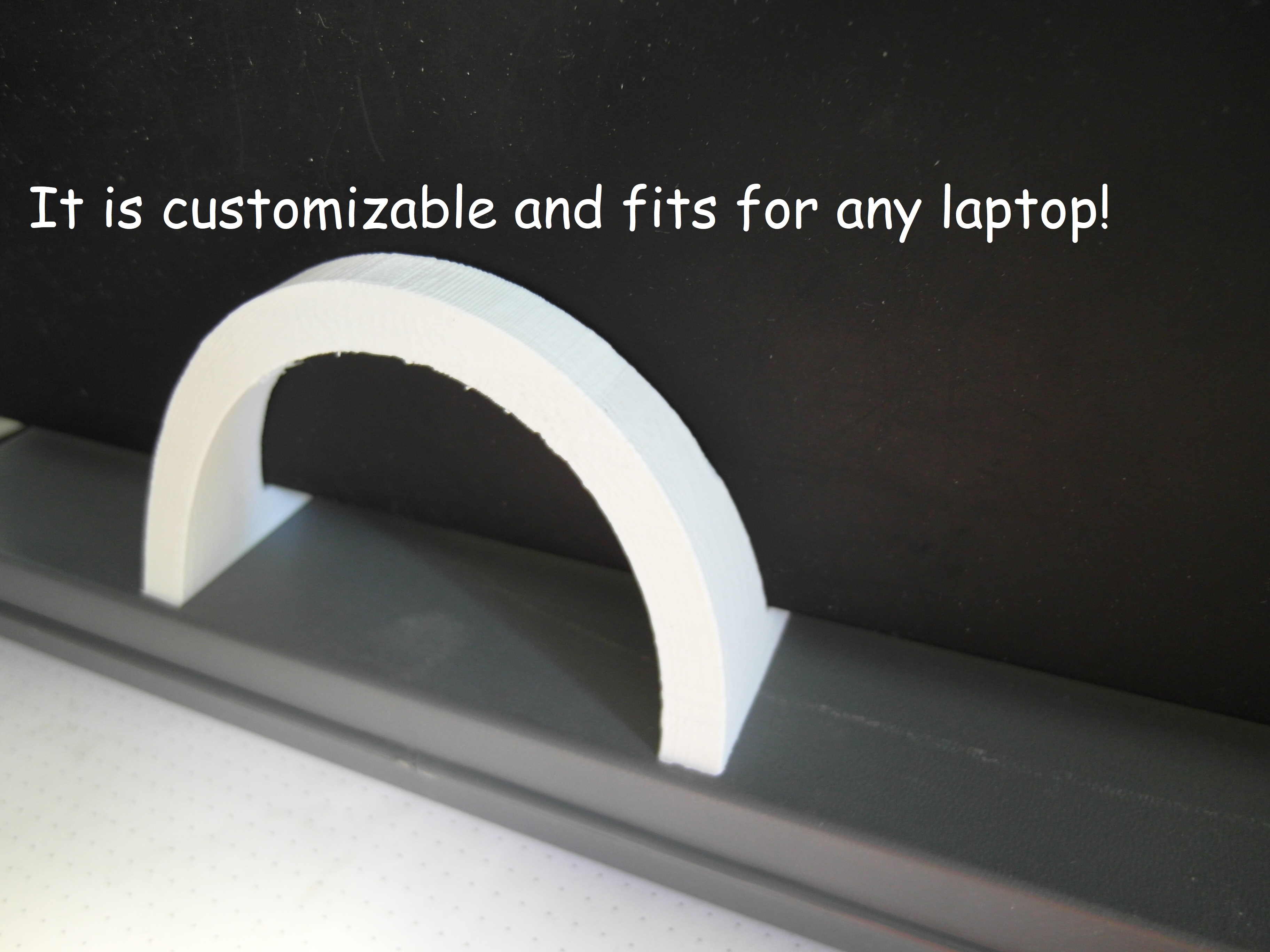 Custmizable elegant laptop stand