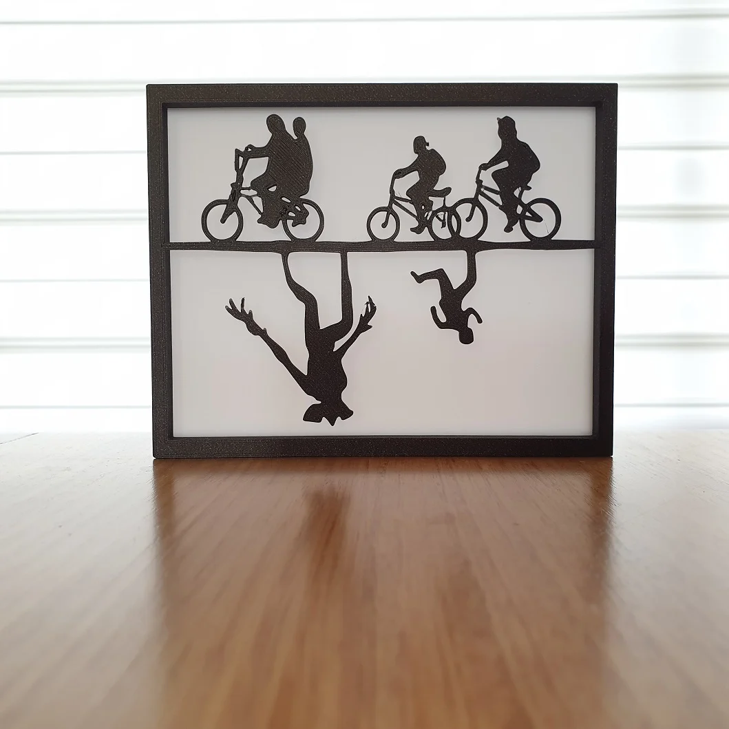 Stranger Things Silhouette Art