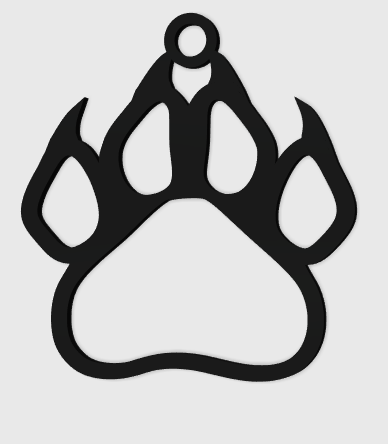 Panther Paw Pendant