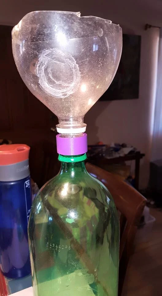 PET soda bottle coupler
