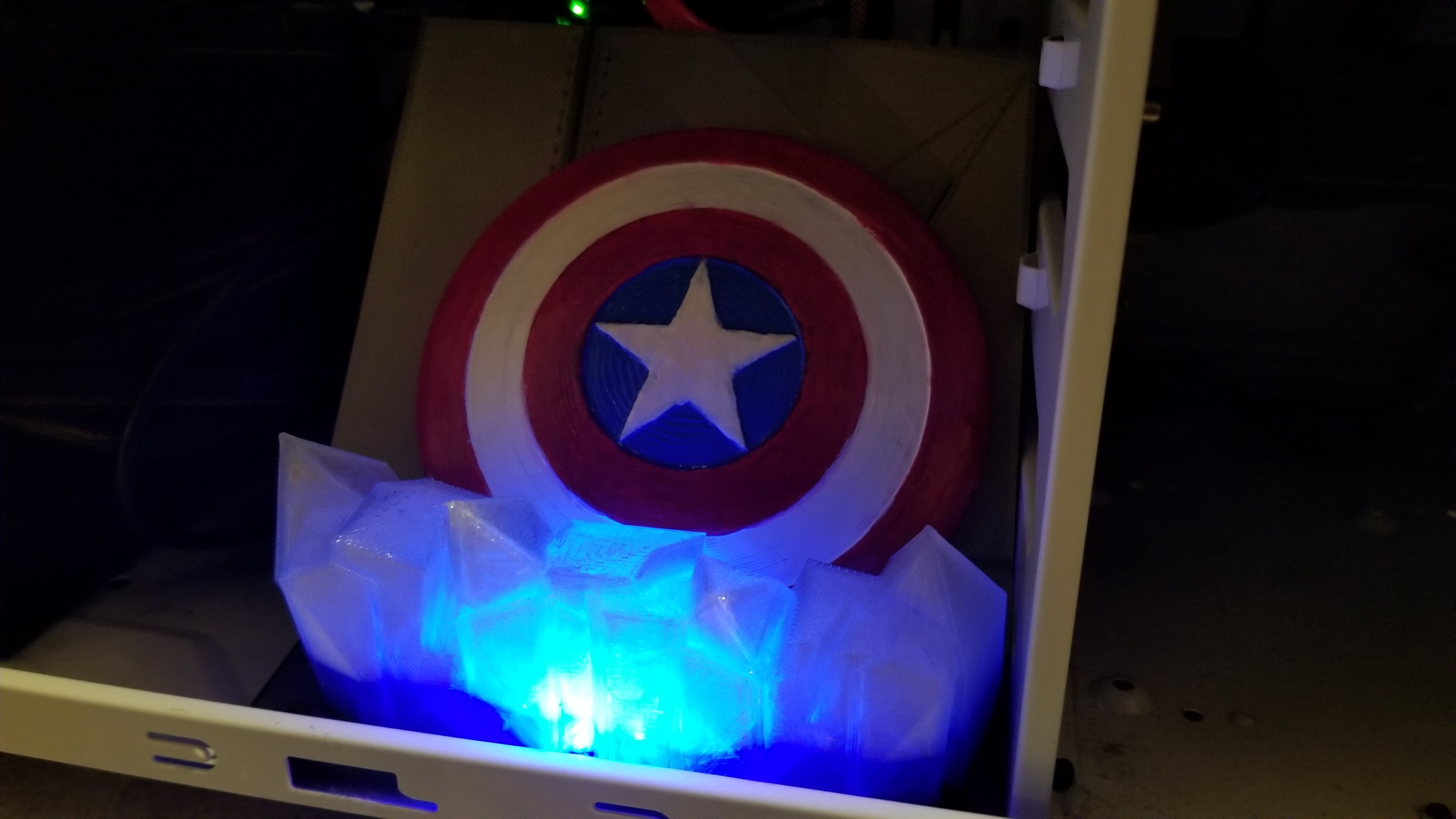 Captain America 120mm Mount Case Light