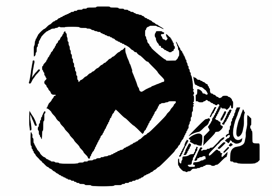 Chain Chomp stencil 2