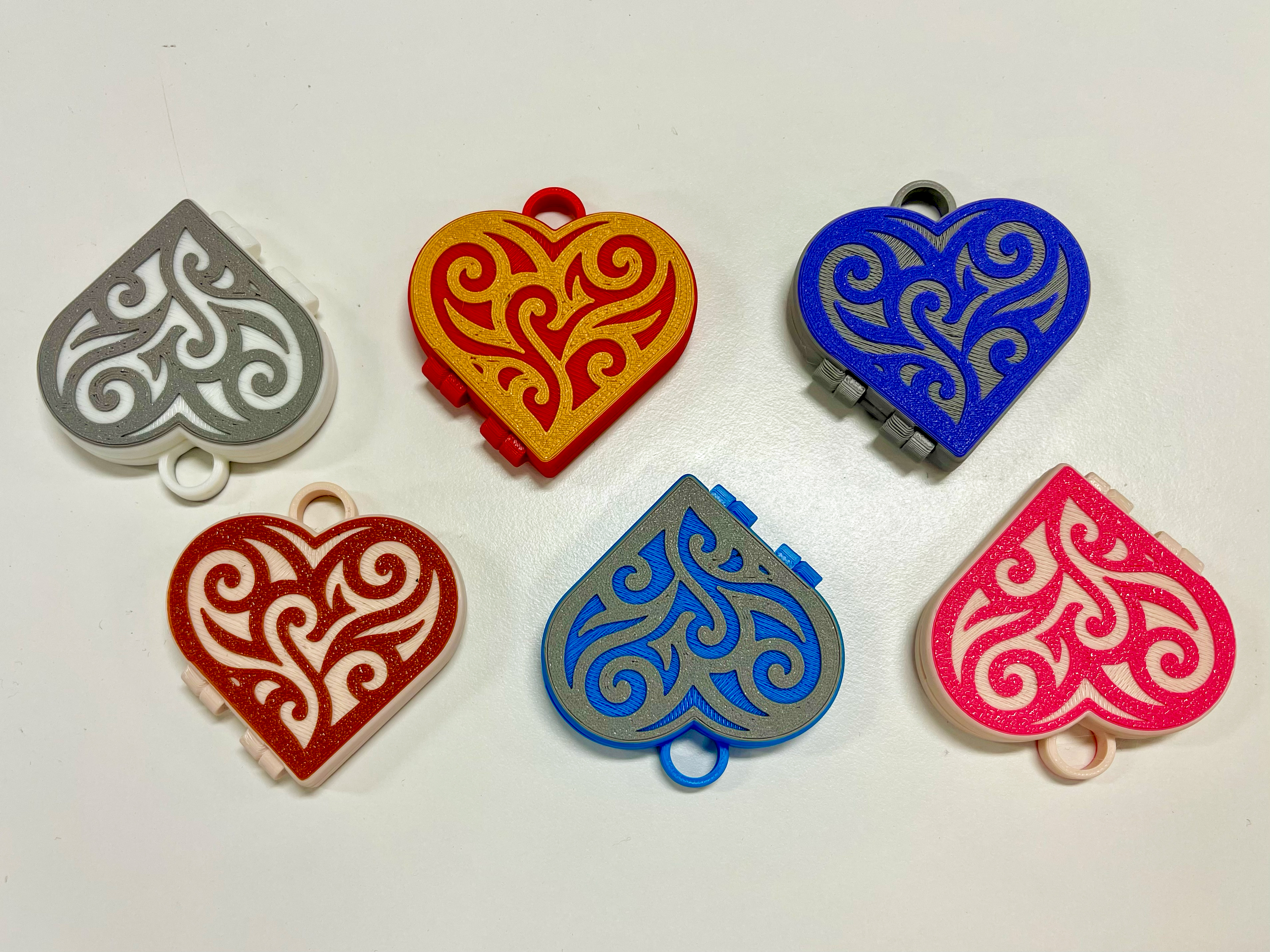 Multi-Colour Heart Locket (No AMS Needed!)