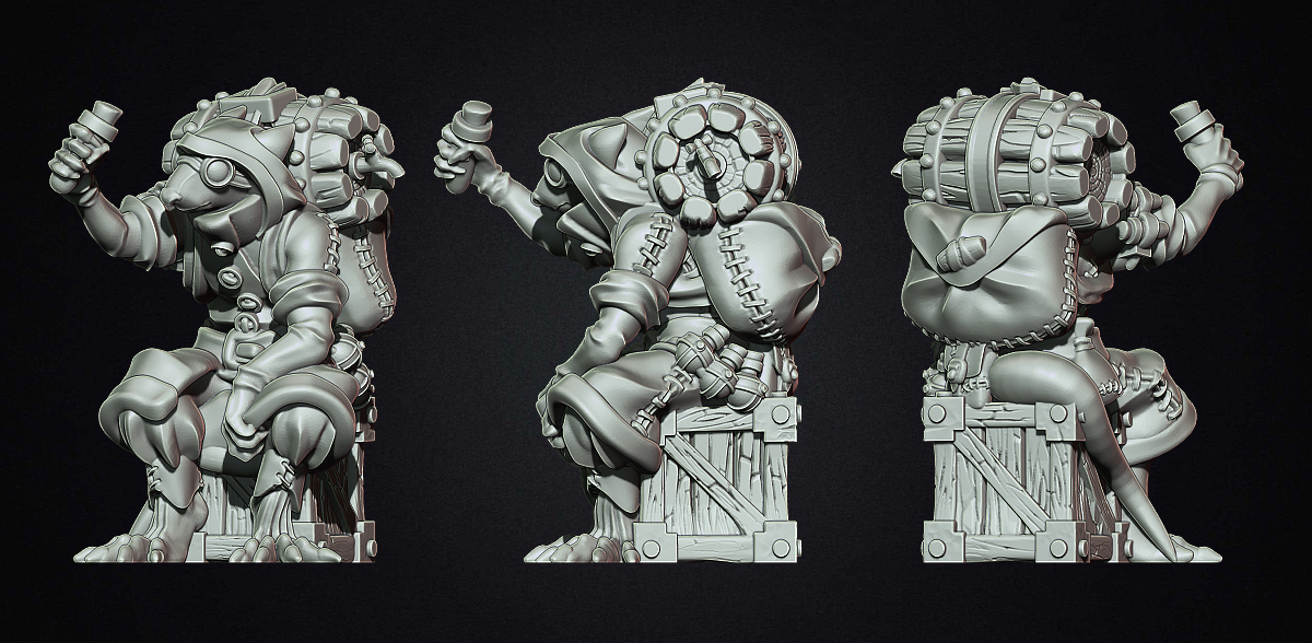 Ratkin ratfolk skaven alchemist