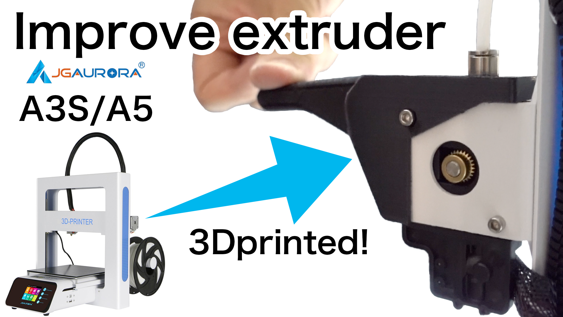 JG Aurora A3S A5 Extruder lever