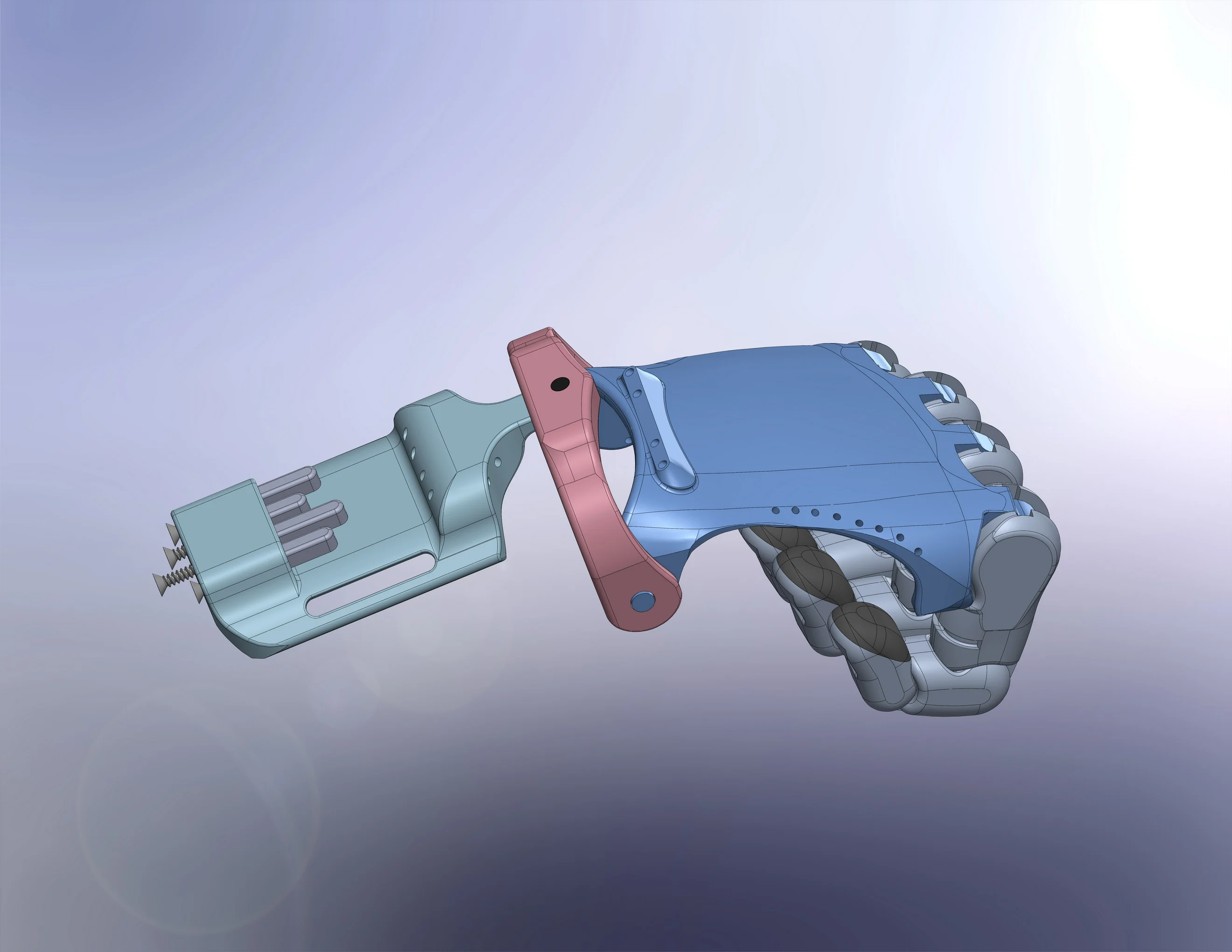 Cathy's Lucky Fin - Prosthetic Hand - Bowden / Push-Pull Variant