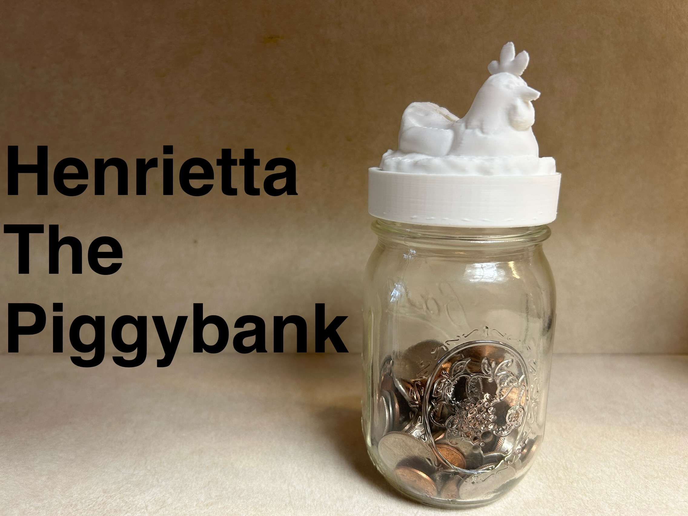 Henrietta the piggybank