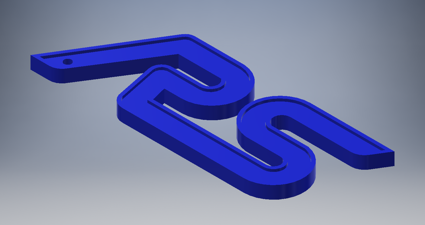 Ford Focus RS Logo Keychain