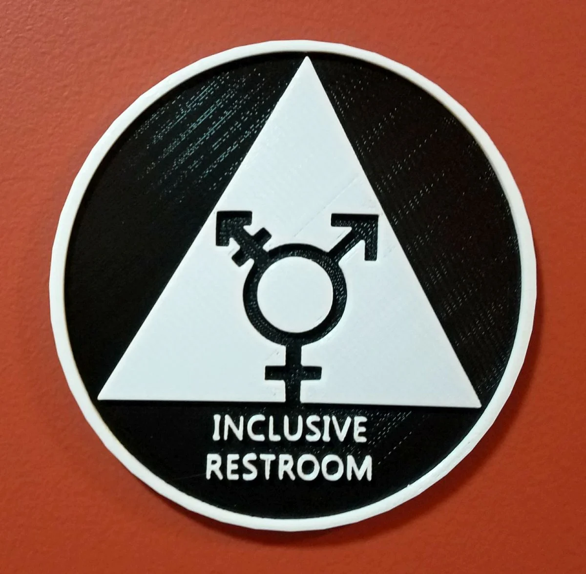 Inclusive Restroom Sign