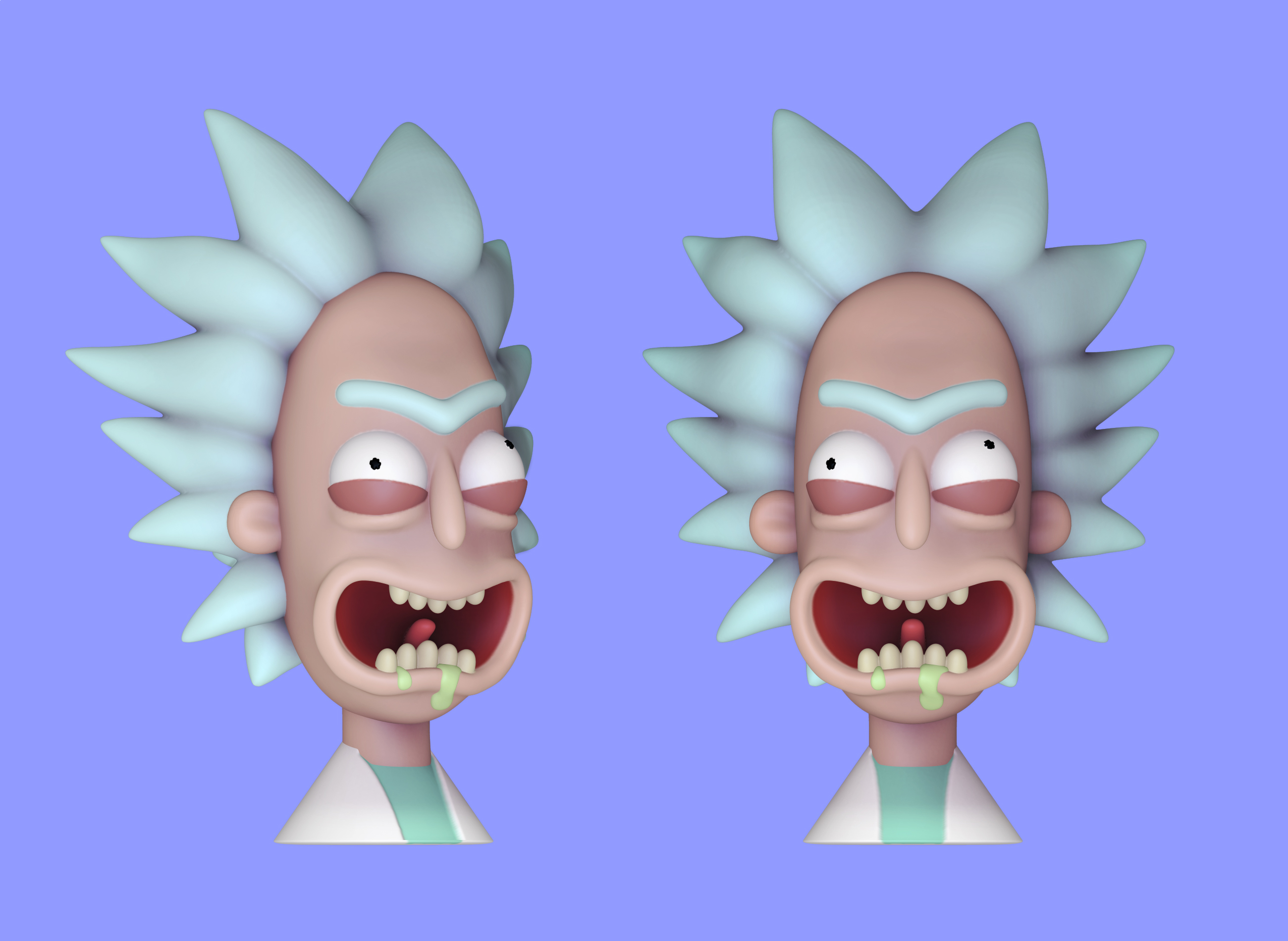 RICK SANCHEZ BUST