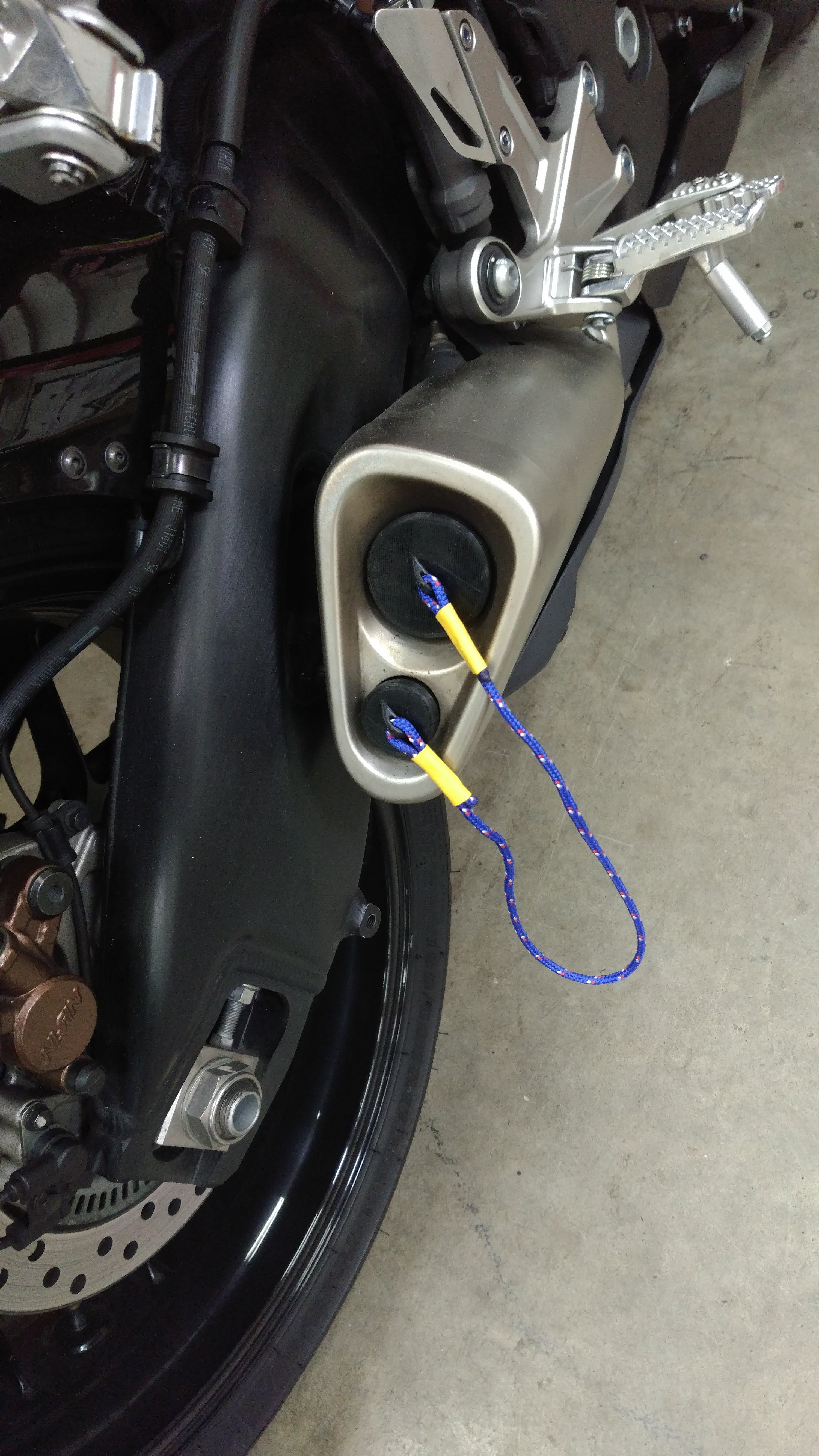 Exhaust Wash Cap Set - 2015 Honda CBR1000rr Motorcycle